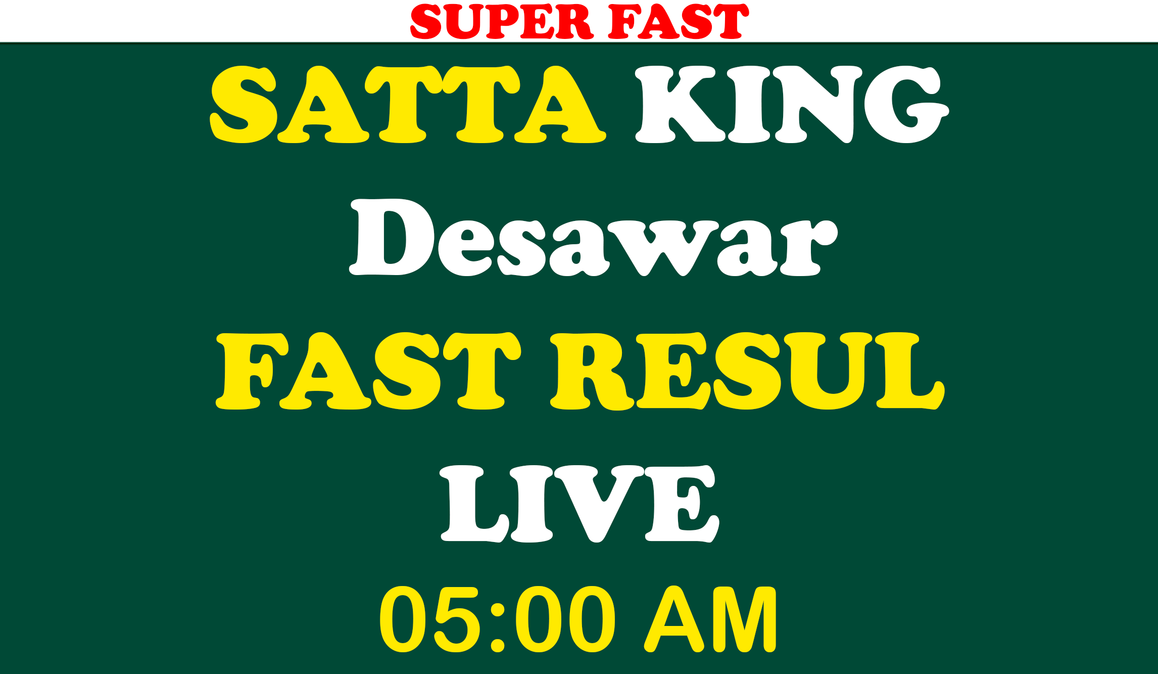 Satta king desawar