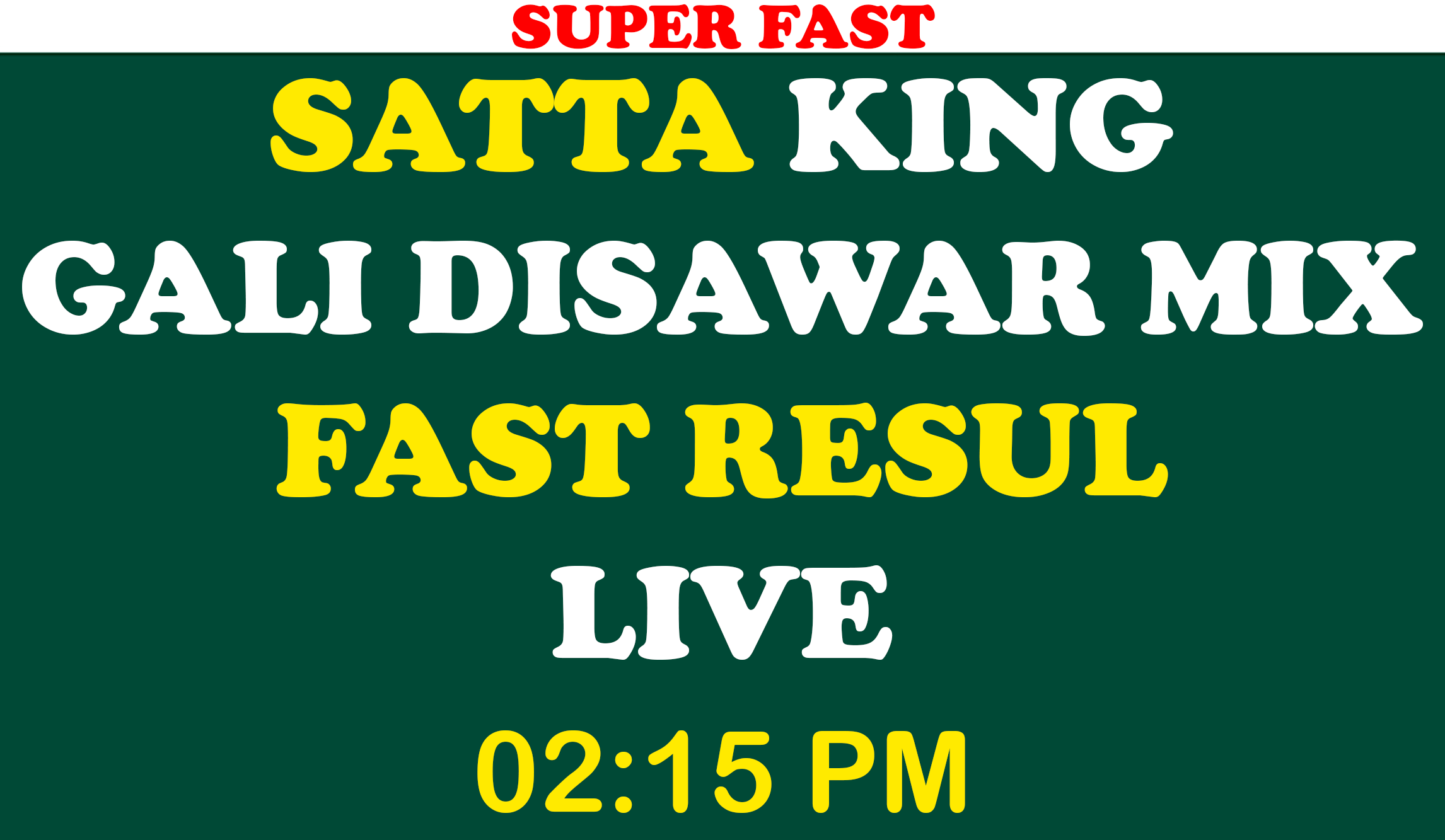 Satta king gali disawar mix