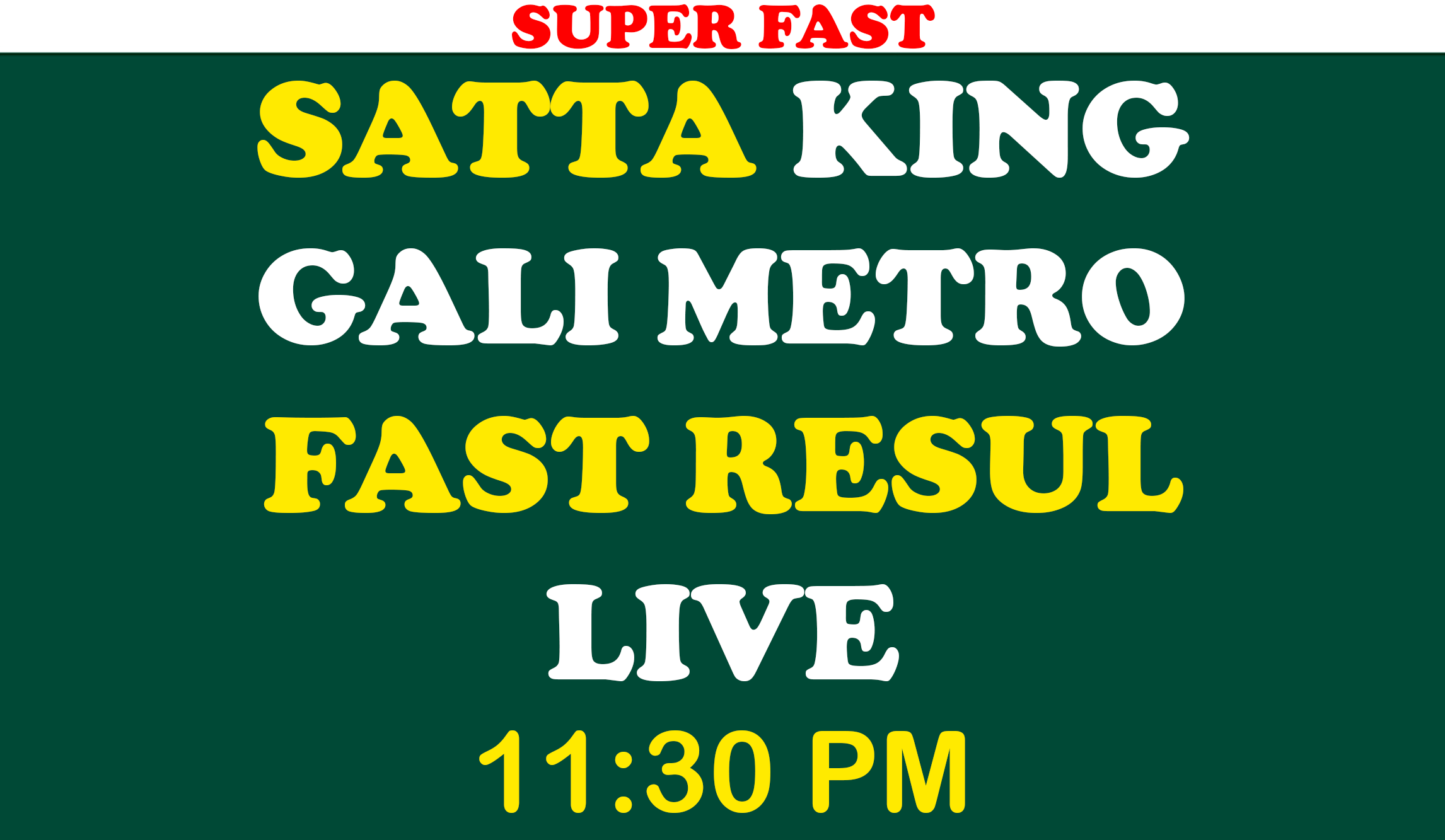 Satta king gali metro