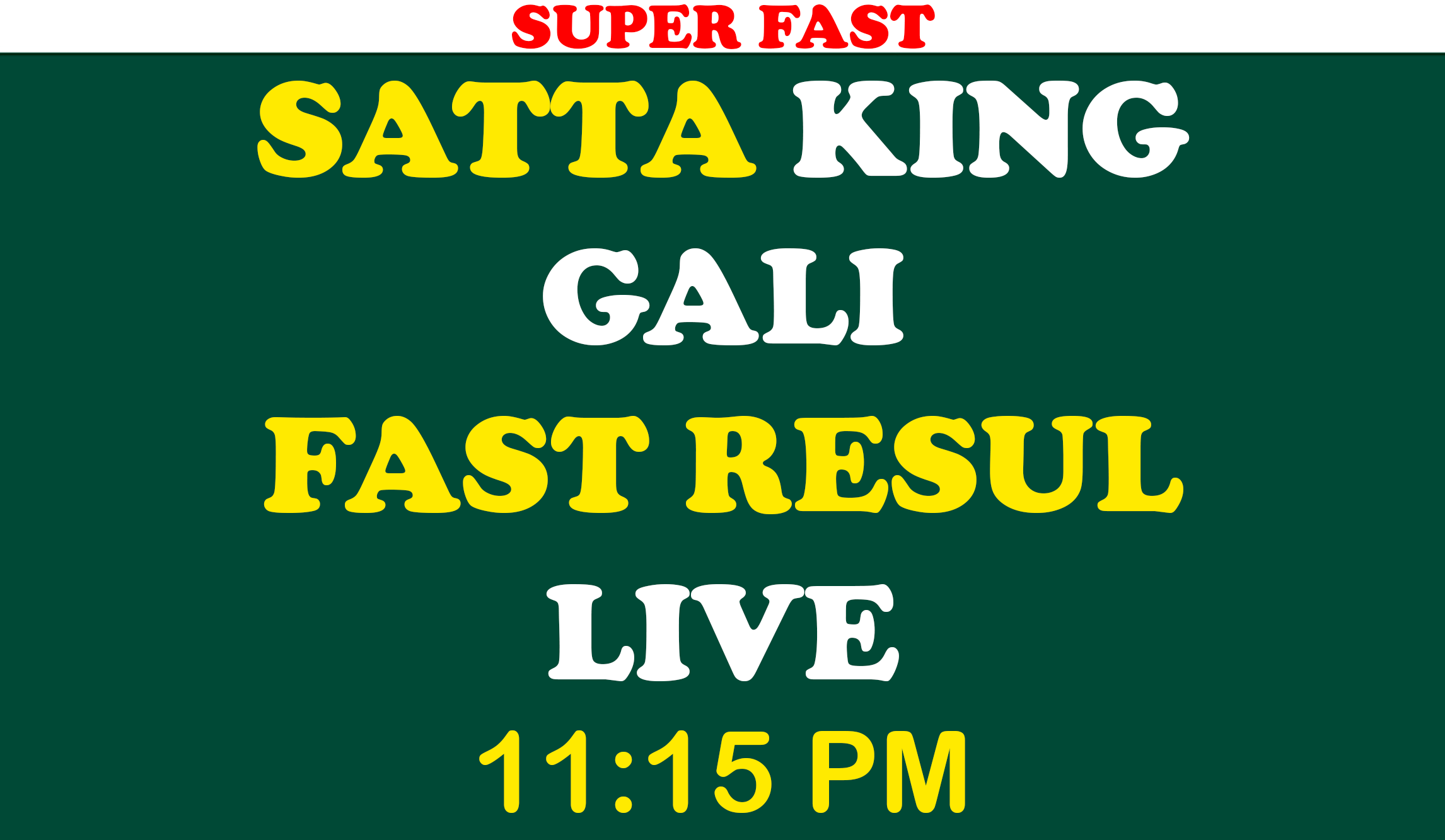 Satta king gali