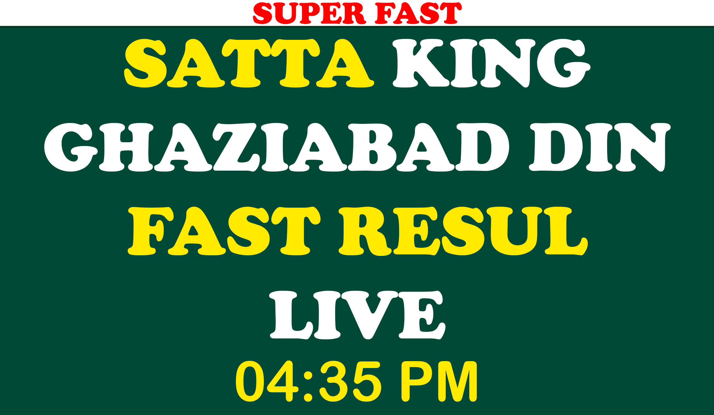 Satta king ghaziabad din