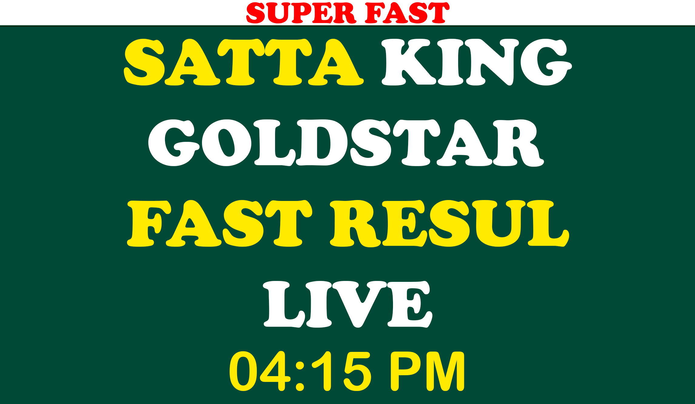 Satta king goldstar