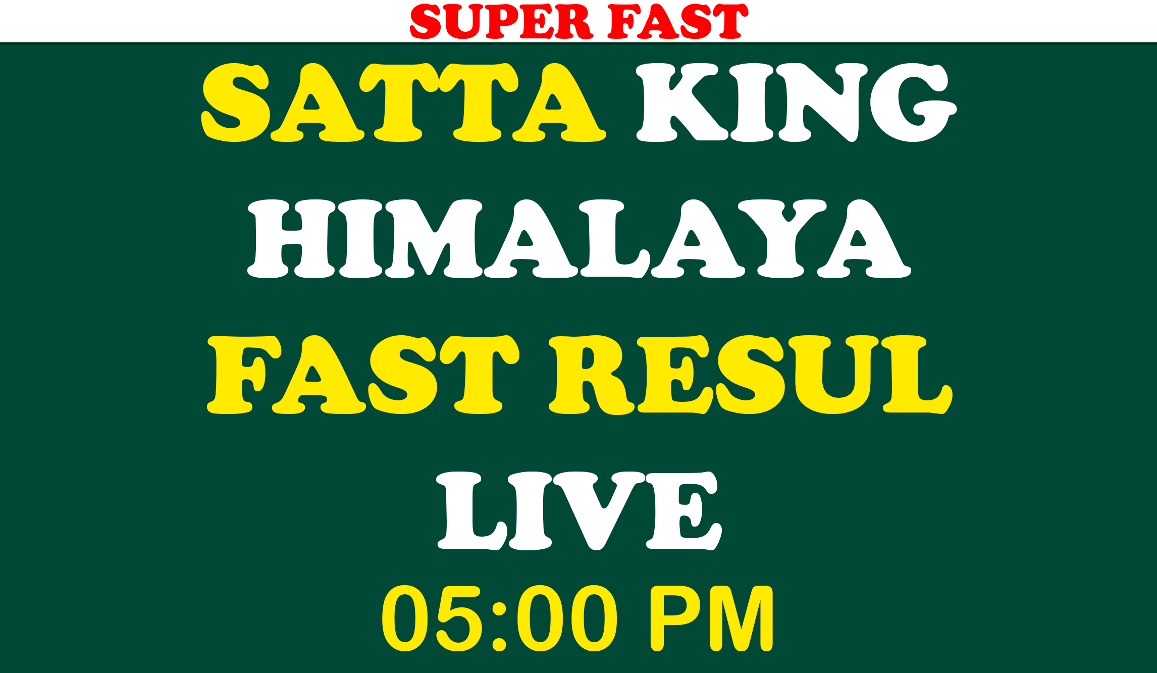 Satta king himalaya