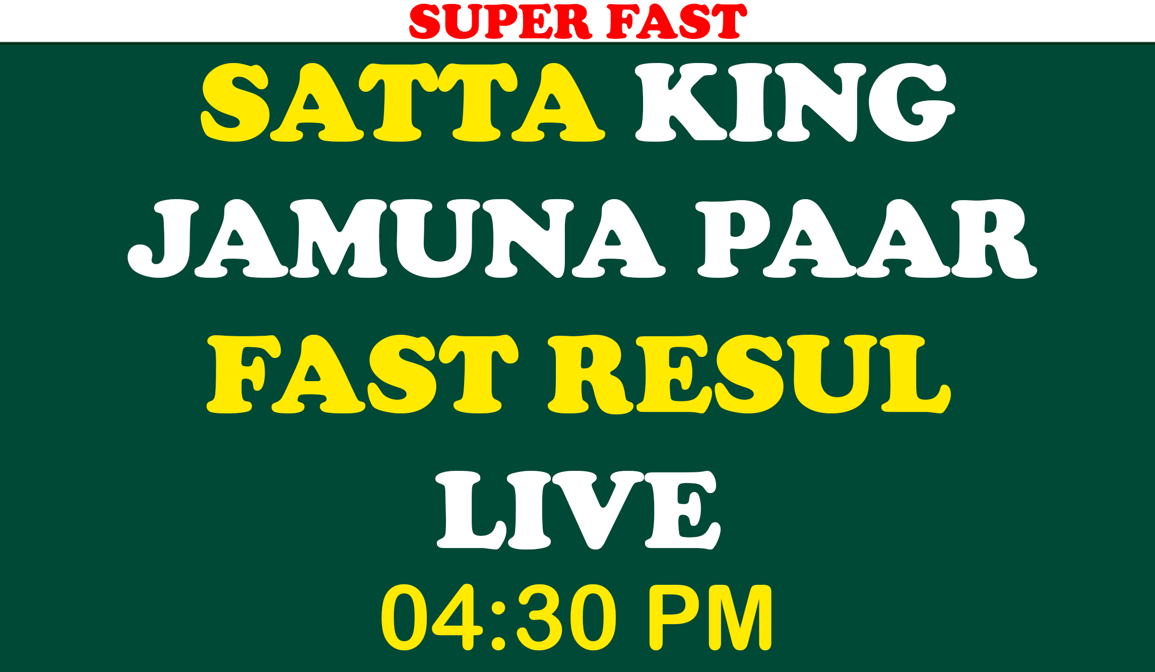 Satta king jamuna paar