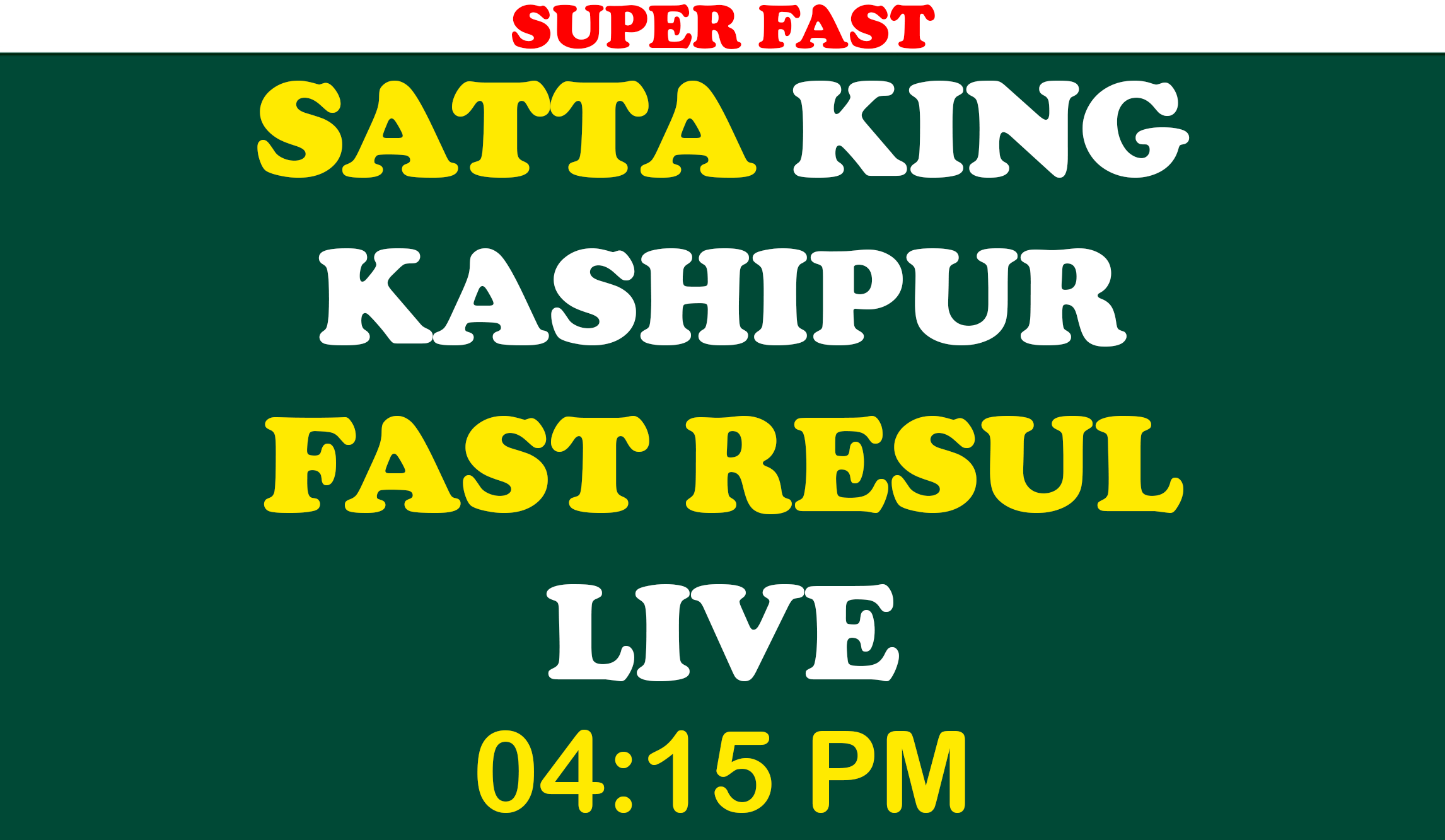 Satta king kashipur