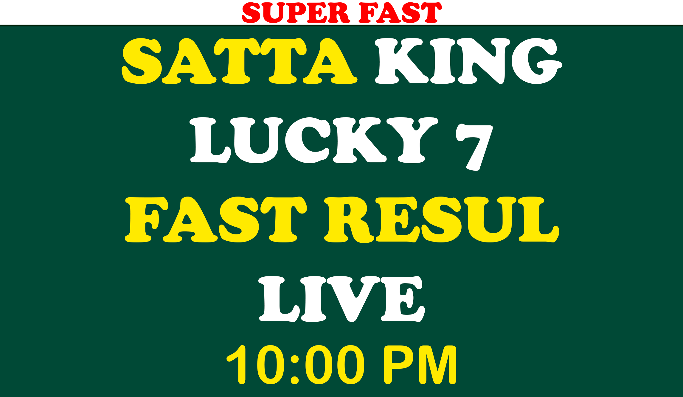 Satta king lucky 7