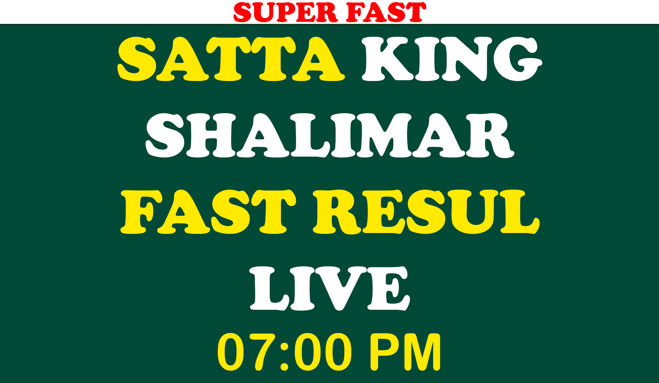 Satta king shalimar