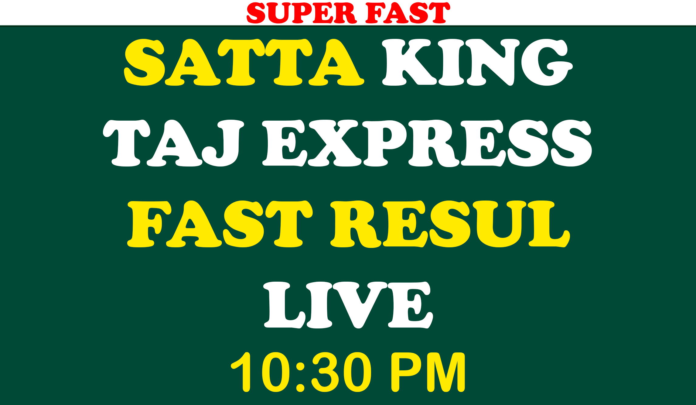 Satta king taj express