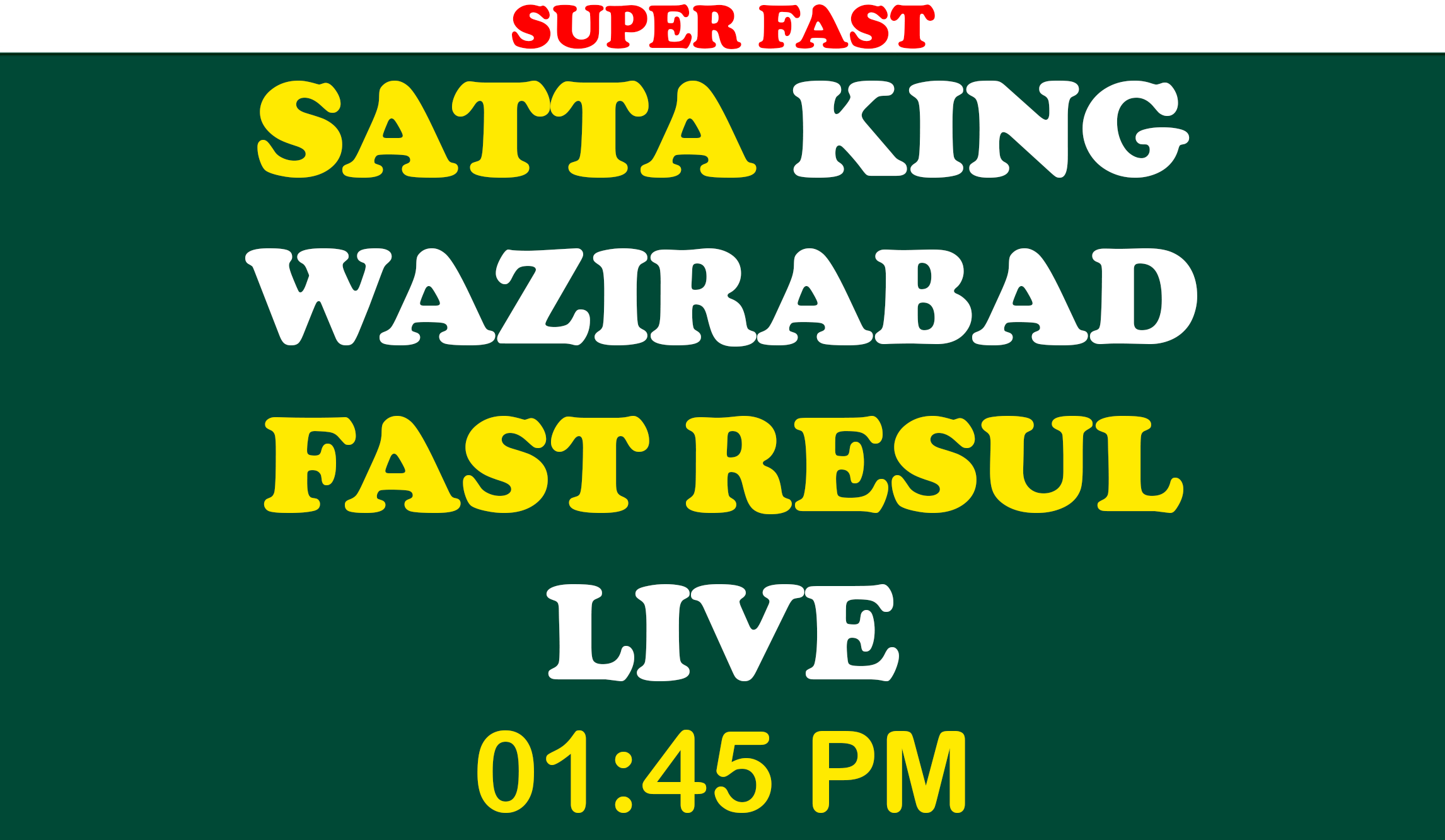 Satta king wazirabad